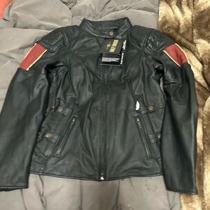 NWT 120th anniversary edition women’s Harley Davidson leather riding jacket